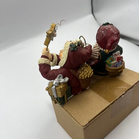 Shenandoah Keeper Christmas Shelf Sitters 1995 Holding Star & Lantern Post - Picture 8 of 14